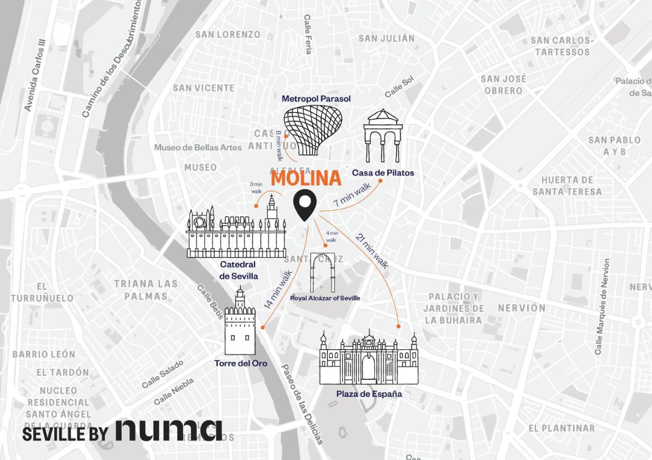 numa I Molina Apartments Sevilla Exterior foto